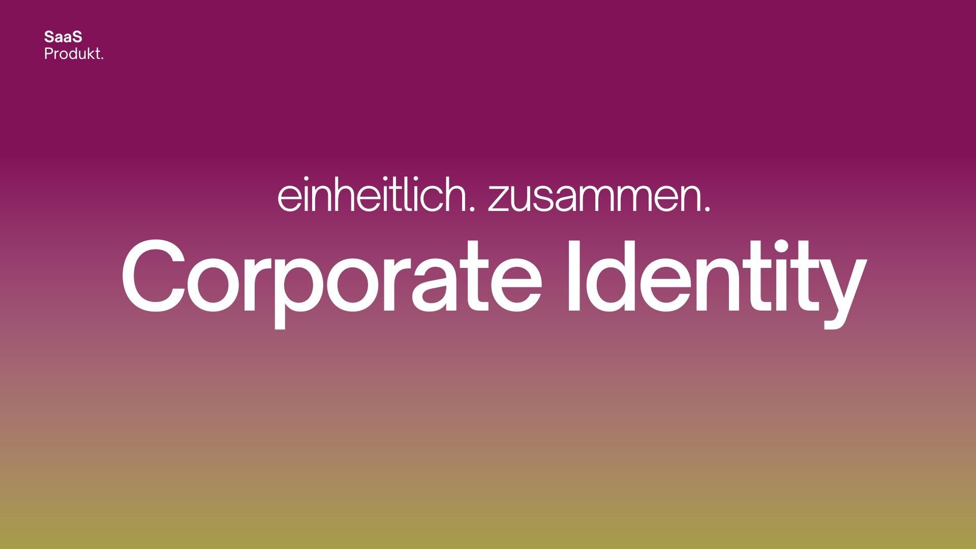 Corporate Identity